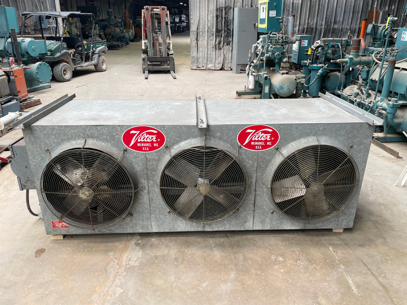 Vilter SC 24-84-3/4-RA-HGC Ammonia Evaporator Coil - 14 TR 3 Fans (Low Temperature) Vilter 