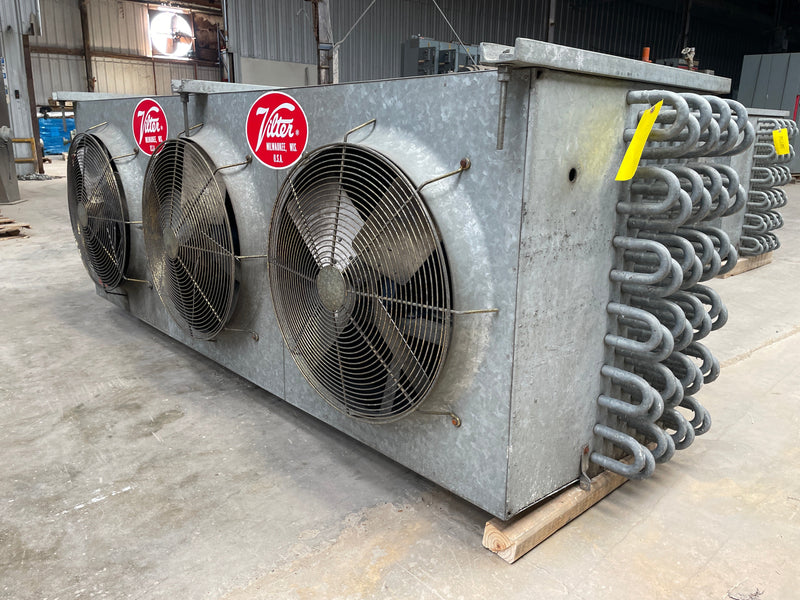 Vilter SC 24-84-3/4-RA-HGC Ammonia Evaporator Coil - 15 TR, 3 Fans (Low Temperature) Vilter 