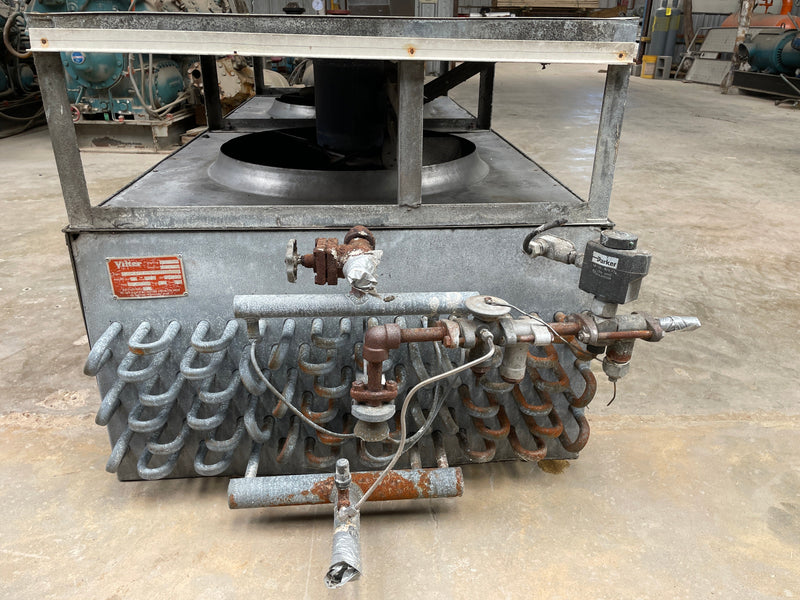 Vilter UF 21-64-1-2-XA-HGC Ammonia Evaporator Coil - 9 TR, 2 Fans (Low Temperature) Vilter 