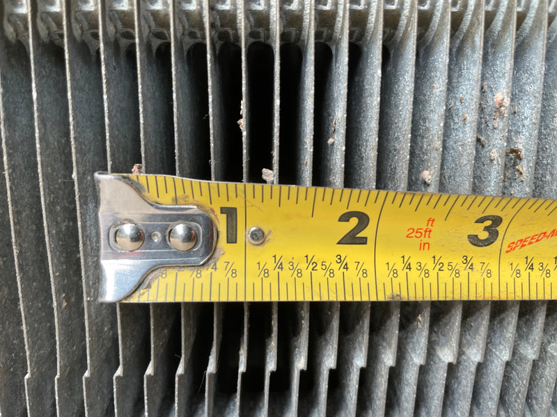 Vilter UF 21-64-1-2-XA-HGC Ammonia Evaporator Coil - 9 TR, 2 Fans (Low Temperature) Vilter 