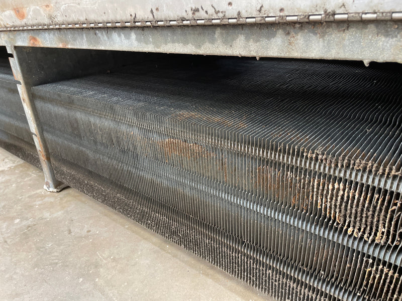 Vilter UF 21-64-1-2-XA-HGC Ammonia Evaporator Coil - 9 TR, 2 Fans (Low Temperature) Vilter 