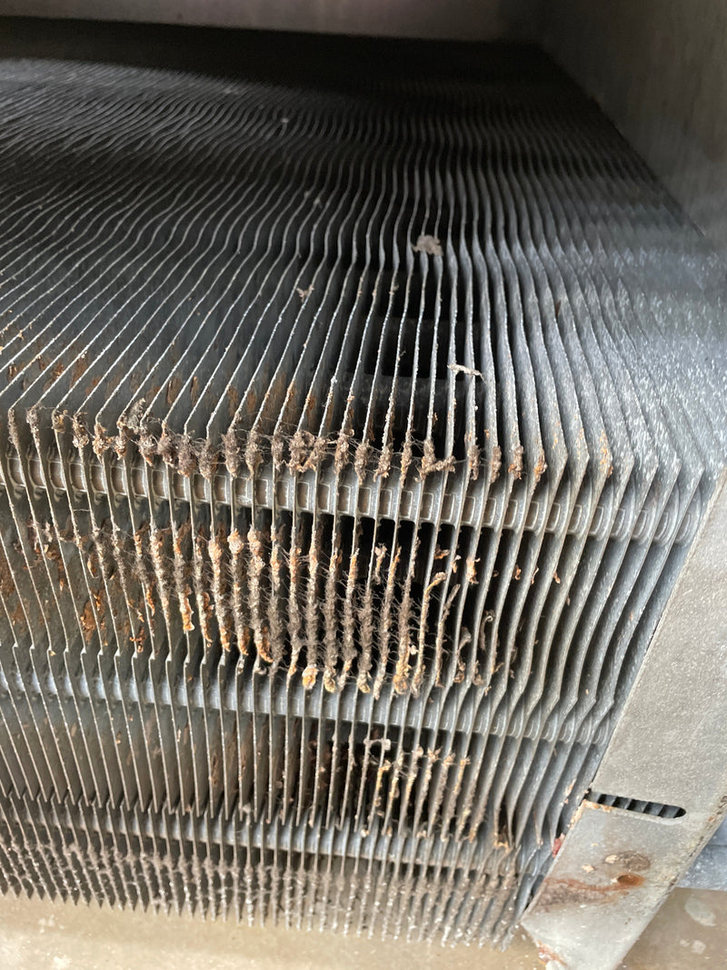 Vilter UF 21-64-1-2-XA-HGC Ammonia Evaporator Coil - 9 TR, 2 Fans (Low Temperature) Vilter 