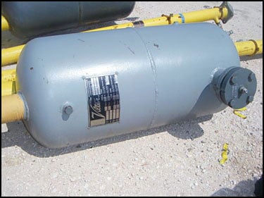Vilter Vertical Oil Separator Tank- 23 Gallon Vilter 