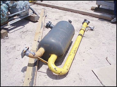 Vilter Vertical Oil Separator Tank- 23 Gallon Vilter 