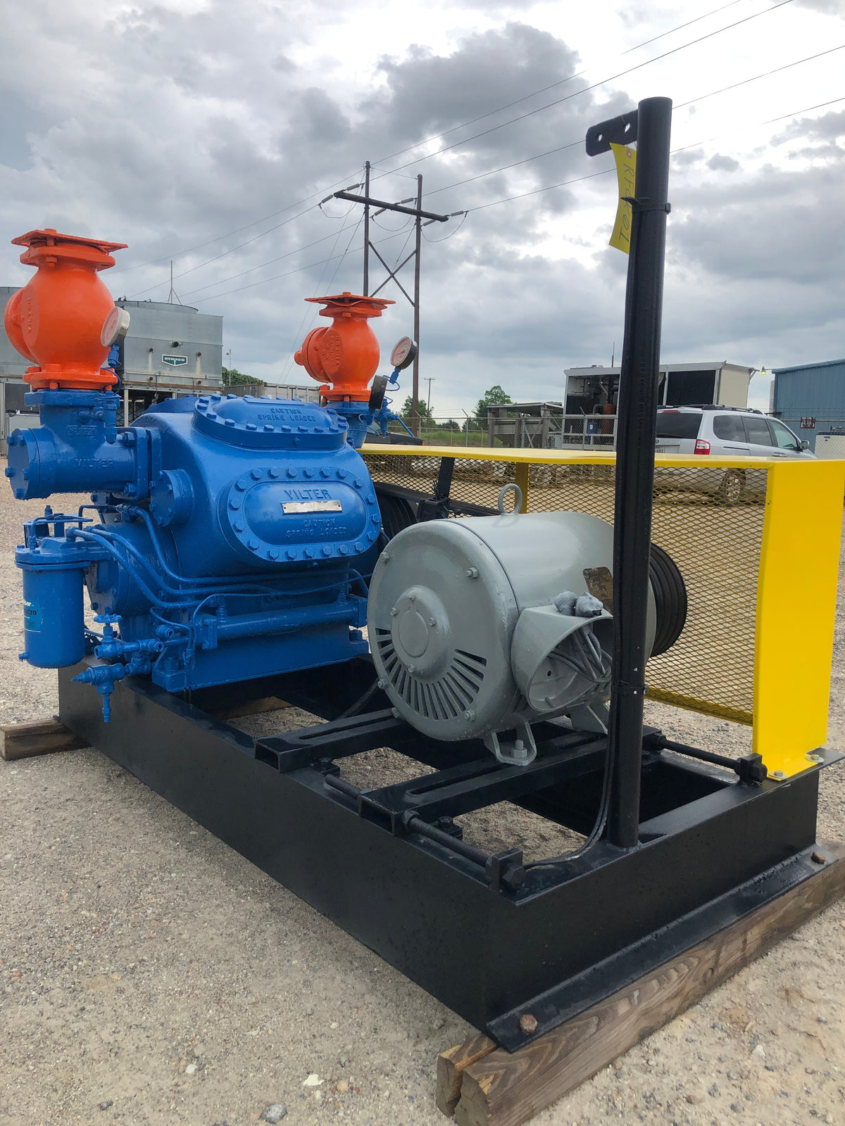 Vilter 448 8-Cylinder Reciprocating Compressor Package (40 HP 230/460
