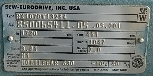 Votator Drives Not Specified 