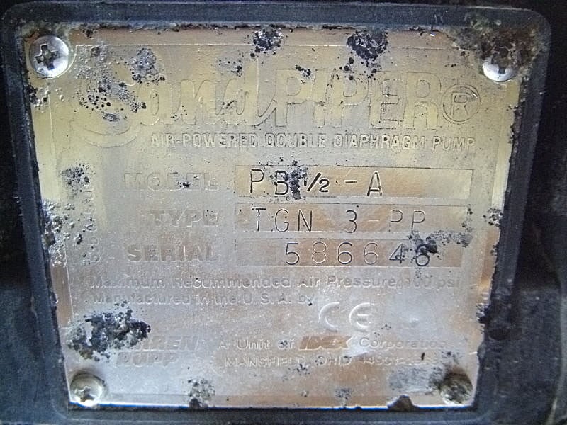 Warren Rupp Sandpiper® Double Diaphragm Pump Warren Rupp 