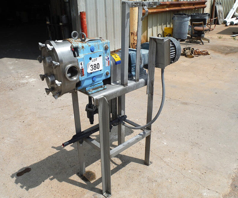 Waukesha 130 Positive Displacement Pump - 5 HP Waukesha 