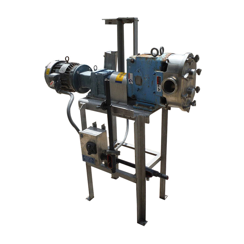 Waukesha 130 Positive Displacement Pump - 5 HP Waukesha 