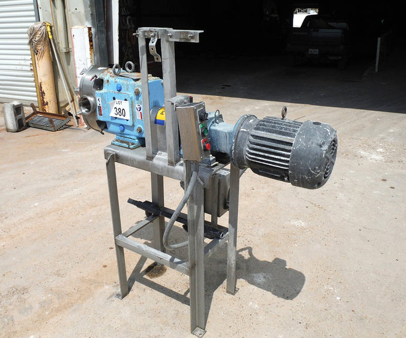 Waukesha 130 Positive Displacement Pump - 5 HP Waukesha 
