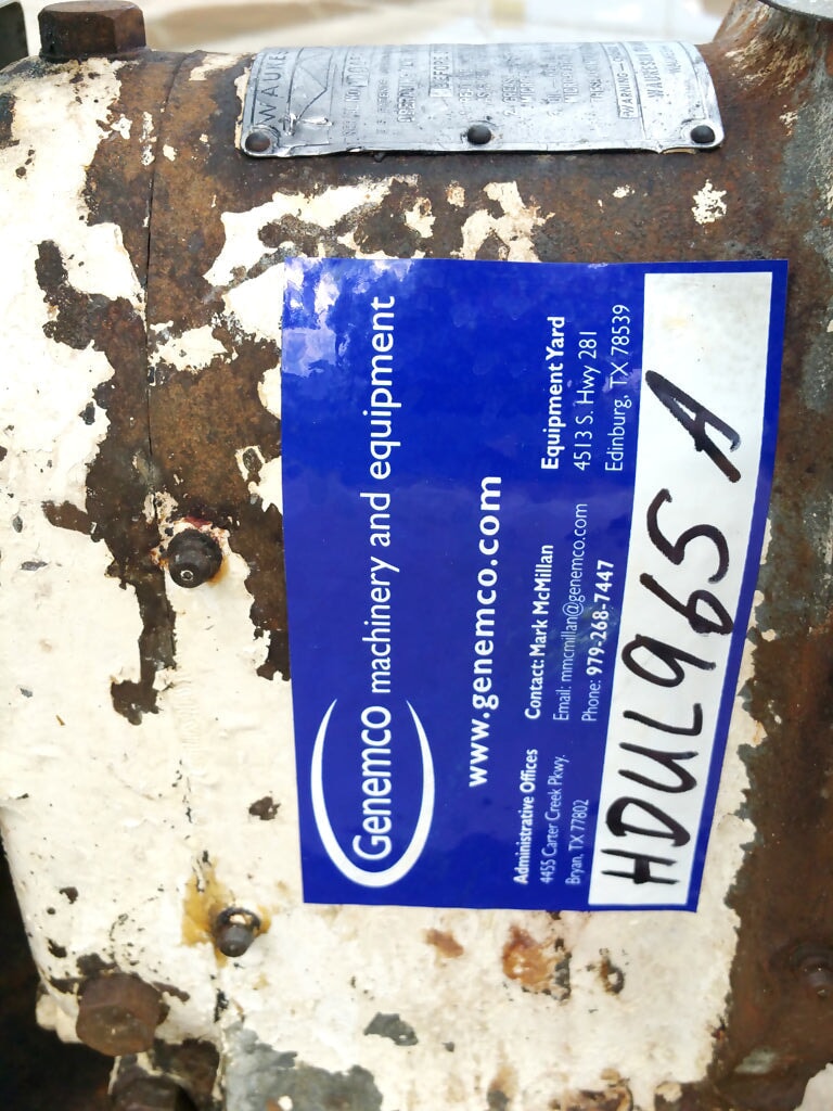 Waukesha 25 Positive Displacement Pump Waukesha 