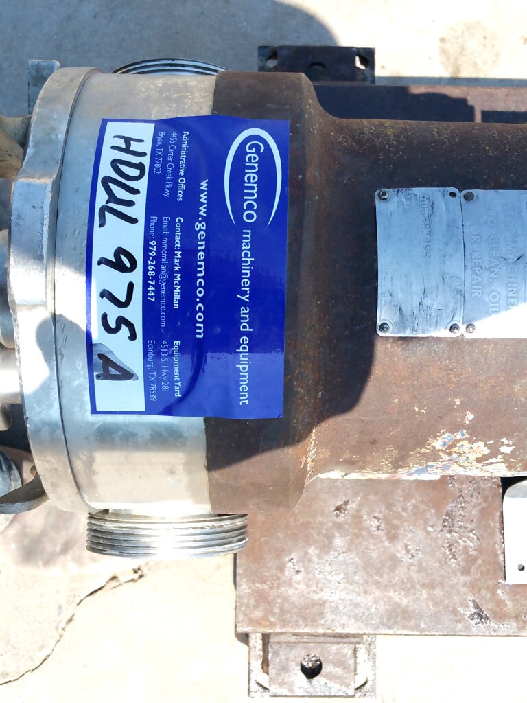 Waukesha 55 Positive Displacement Pump - 5 HP Waukesha 