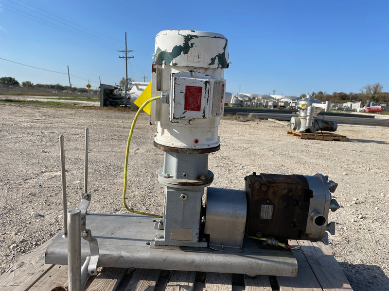 Waukesha Cherry Burrell 030 Positive Displacement Pump (3 HP, 36 GPM MAX, 4.3 GPM Set-Up) Waukesha Cherry-Burrell 