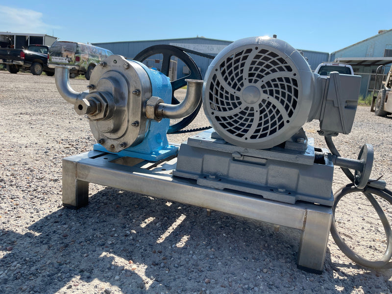 Waukesha Cherry-Burrell Model 25 Positive Displacement Pump (5 HP, 36 GPM Max) Waukesha 