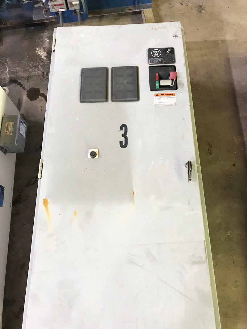 Westinghouse 460V Motor Starter - 200 HP Westinghouse 