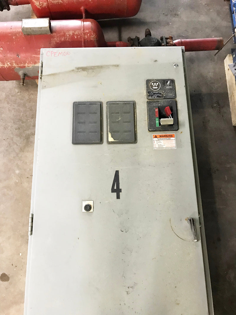 Westinghouse 460V Motor Starter - 200 HP Westinghouse 