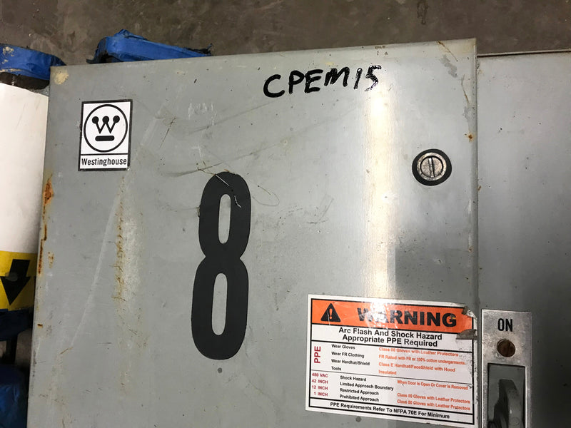 Westinghouse 460V Motor Starter - 50 HP Westinghouse 