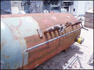 W.H. Stewart Co. Vertical Intercooler - 50 in. Dia. x 9 ft. H. W.H. Stewart Co. 