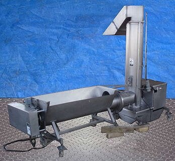 Wolfking Danmark Vertical/Horizontal Screw Auger Conveyor with Hopper Wolfking Danmark 