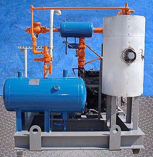 York 6-Cylinder Ammonia Compressor Package- 75 HP York 