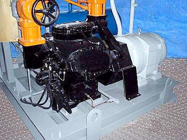 York 6-Cylinder Ammonia Compressor Package- 75 HP York 