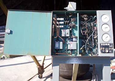 York 6-Cylinder Ammonia Compressor Package- 75 HP York 