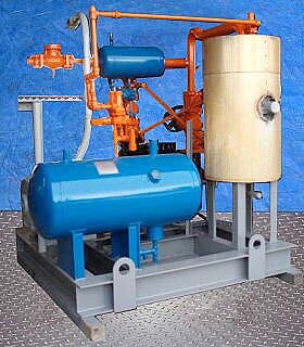 York 6-Cylinder Ammonia Compressor Package- 75 HP York 