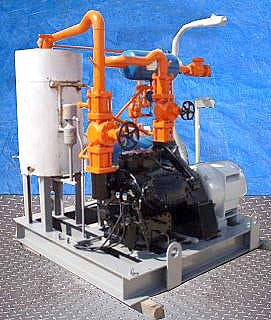 York 6-Cylinder Ammonia Compressor Package- 75 HP York 