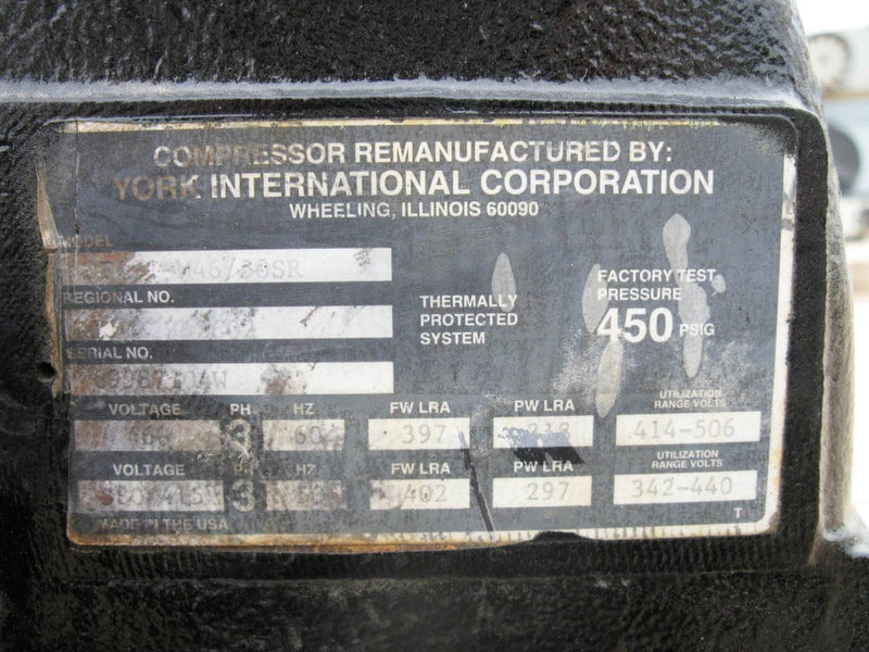 York Reciprocating Compressor York 