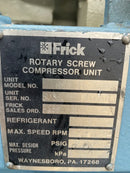 Paquete de compresor de tornillo rotativo Frick RWB-II-222B (Frick TDSH 233L, 200 HP 460 V, panel de control micro Johnson Controls)