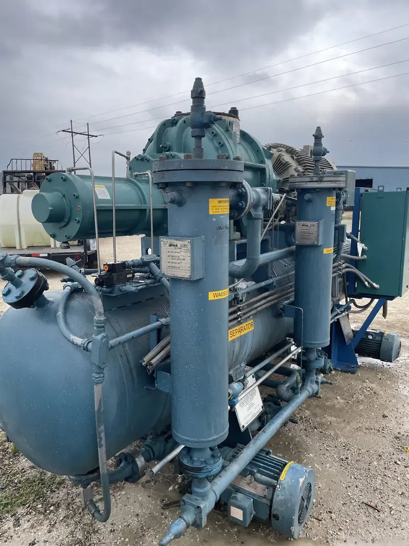 Frick RWB-II-222B Rotary Screw Compressor Package (Frick TDSH 233L, 200 HP 460 V, Johnson Controls Micro Control Panel)