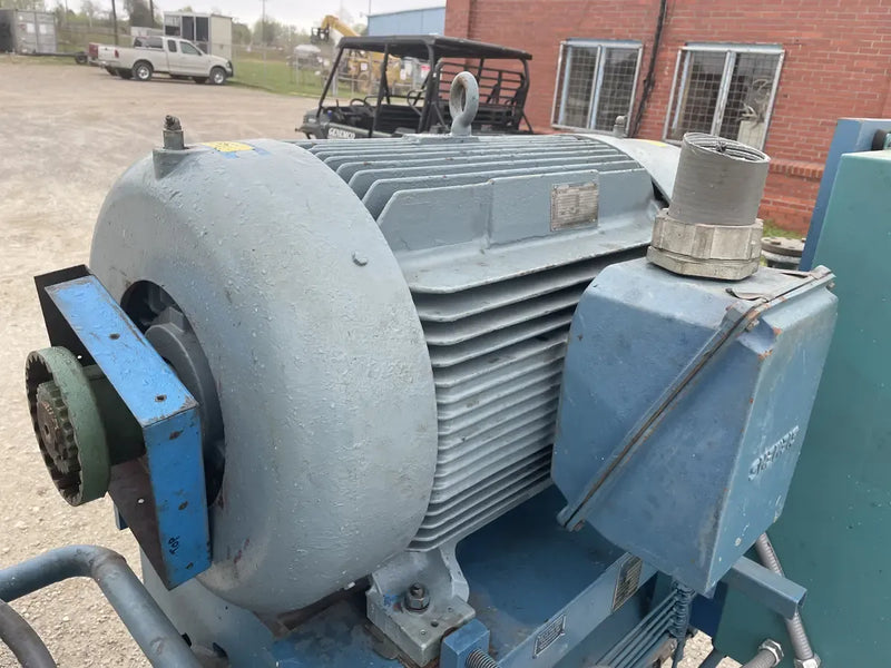 Paquete de compresor de tornillo rotativo Frick RWB-II-60 (Frick TDSH163S, 200 HP 460 V, panel de micro control Johnson Controls)