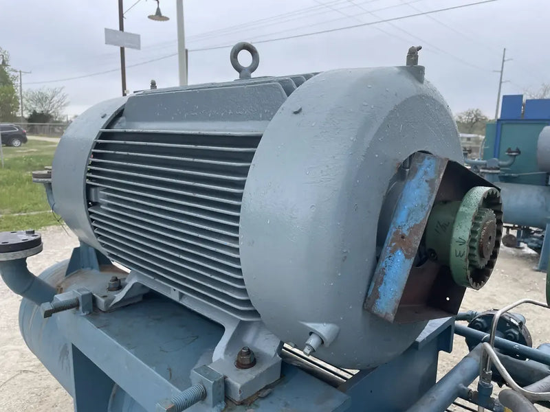 Paquete de compresor de tornillo rotativo Frick RWB-II-60 (Frick TDSH163S, 200 HP 460 V, panel de micro control Johnson Controls)