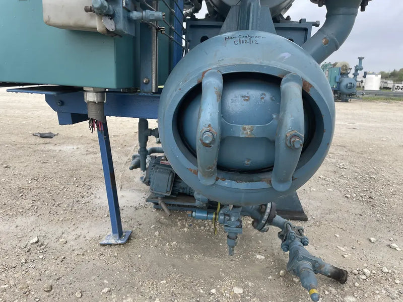 Paquete de compresor de tornillo rotativo Frick RWB-II-60 (Frick TDSH163S, 200 HP 460 V, panel de micro control Johnson Controls)