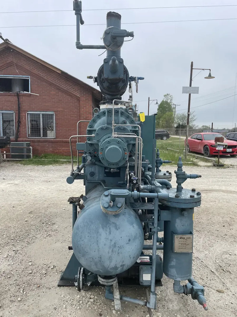 Paquete de compresor de tornillo rotativo Frick RWB-II-60 (Frick TDSH163S, 200 HP 460 V, panel de micro control Johnson Controls)