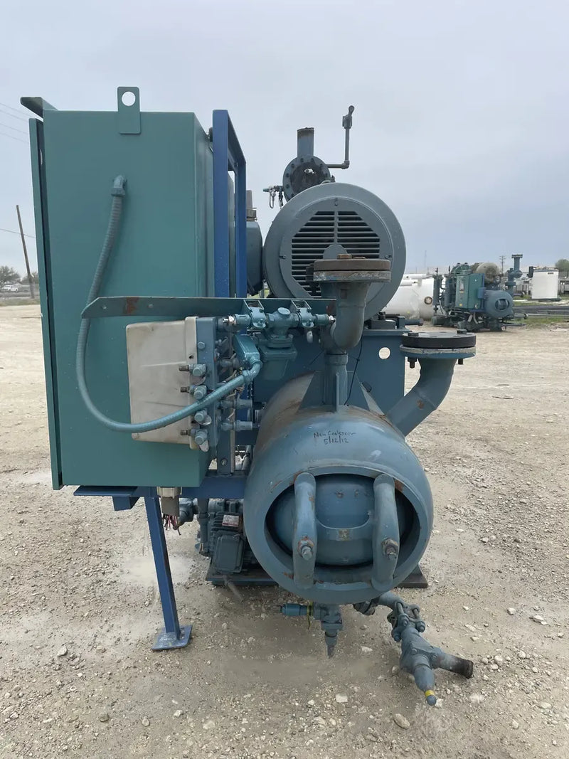 Paquete de compresor de tornillo rotativo Frick RWB-II-60 (Frick TDSH163S, 200 HP 460 V, panel de micro control Johnson Controls)