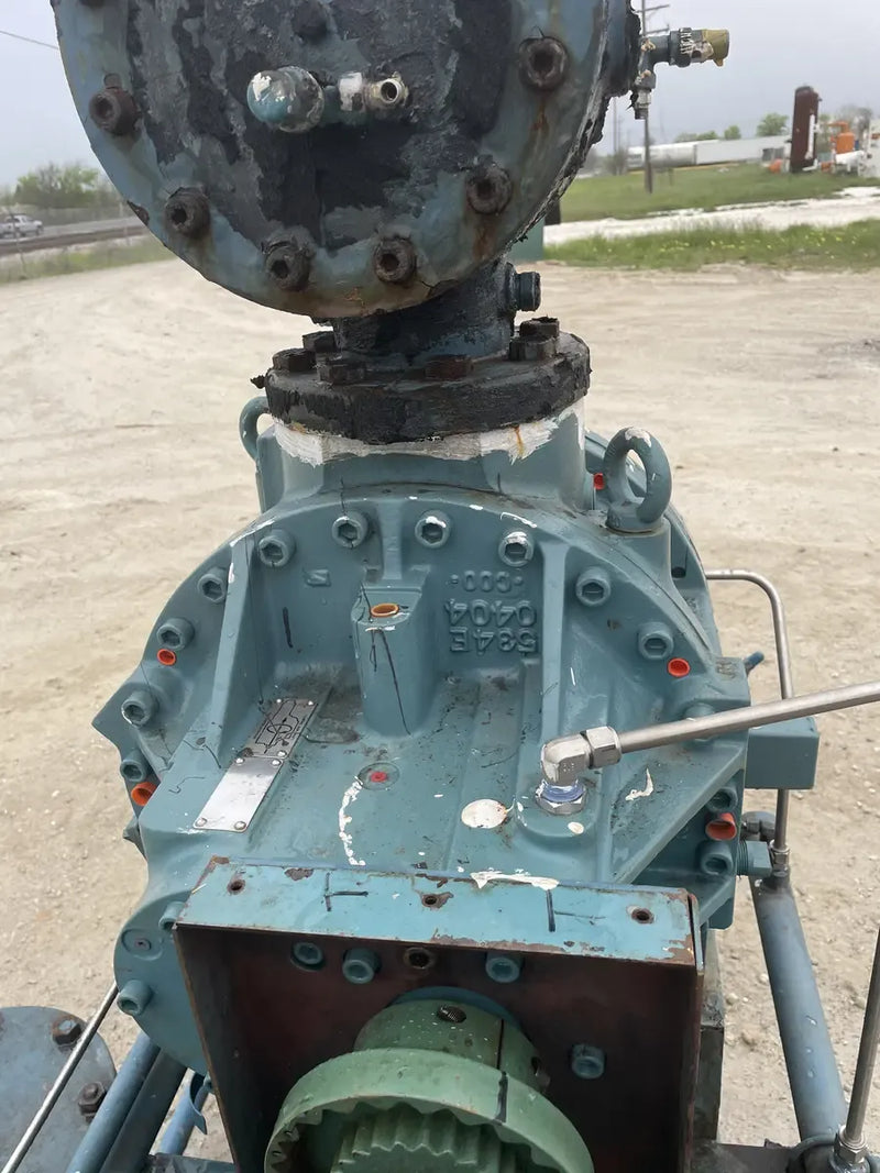 Paquete de compresor de tornillo rotativo Frick RWB-II-60 (Frick TDSH163S, 200 HP 460 V, panel de micro control Johnson Controls)