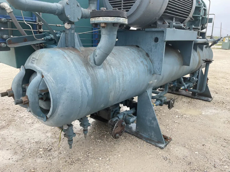Paquete de compresor de tornillo rotativo Frick RWB-II-60 (Frick TDSH163S, 200 HP 460 V, panel de micro control Johnson Controls)