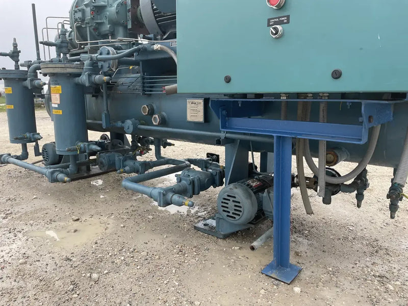 Paquete de compresor de tornillo rotativo Frick RWB-II-60 (Frick TDSH163S, 200 HP 460 V, panel de micro control Johnson Controls)