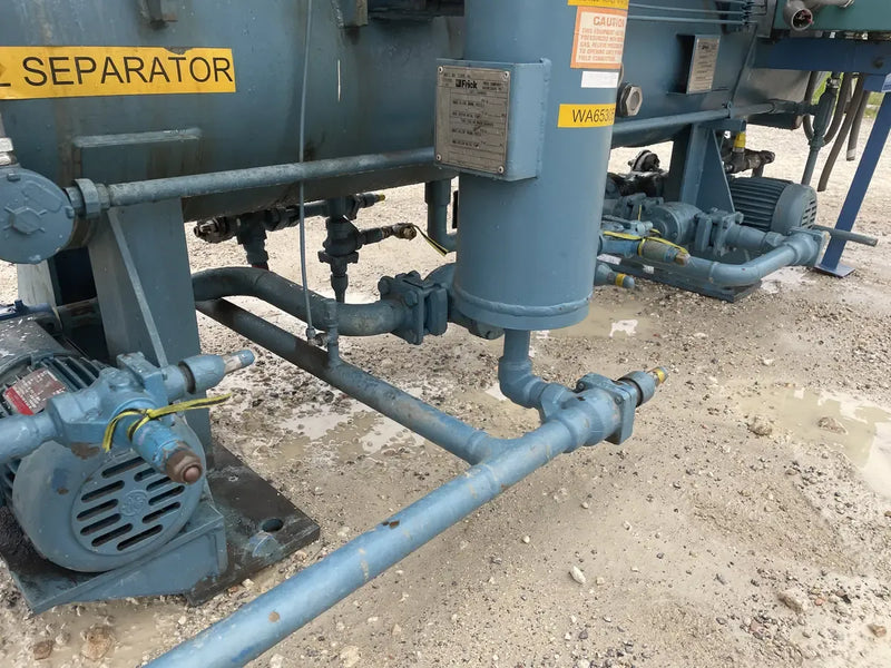 Paquete de compresor de tornillo rotativo Frick RWB-II-60 (Frick TDSH163S, 200 HP 460 V, panel de micro control Johnson Controls)