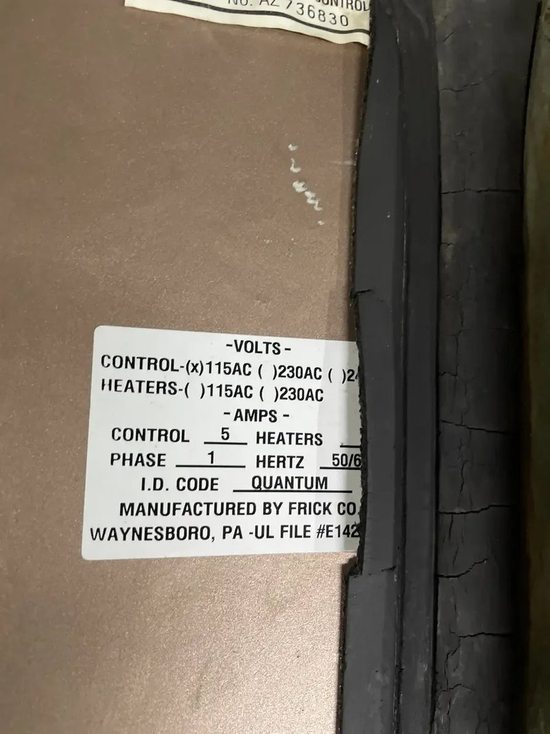 Panel de control micro del compresor de tornillo Frick Quantum HD