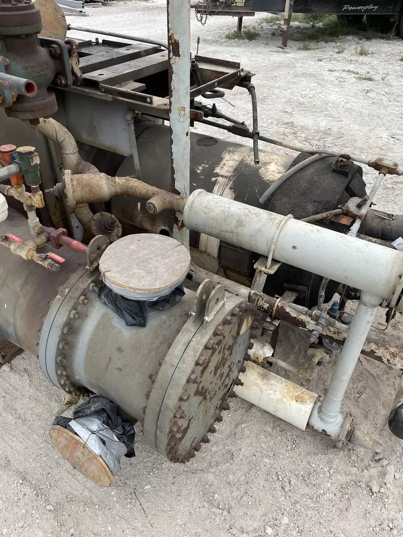 Paquete de compresor de tornillo rotativo (2018DLR3VOFOEM, 450 HP 4160 V, FALTA MICRO PANEL)