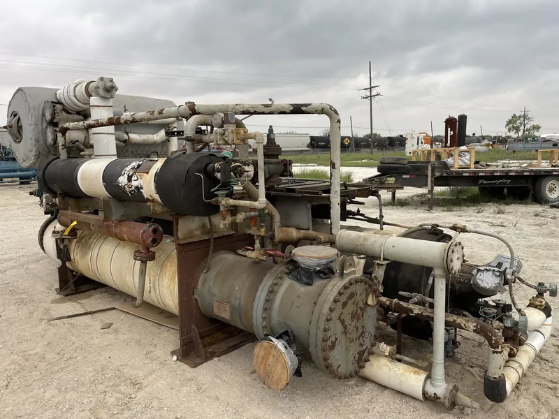 Paquete de compresor de tornillo rotativo (2018DLR3VOFOEM, 450 HP 4160 V, FALTA MICRO PANEL)