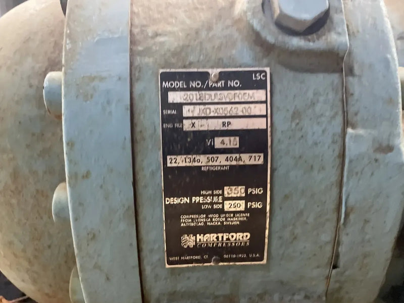 Paquete de compresor de tornillo rotativo (2018DLR3VOFOEM, 450 HP 4160 V, FALTA MICRO PANEL)