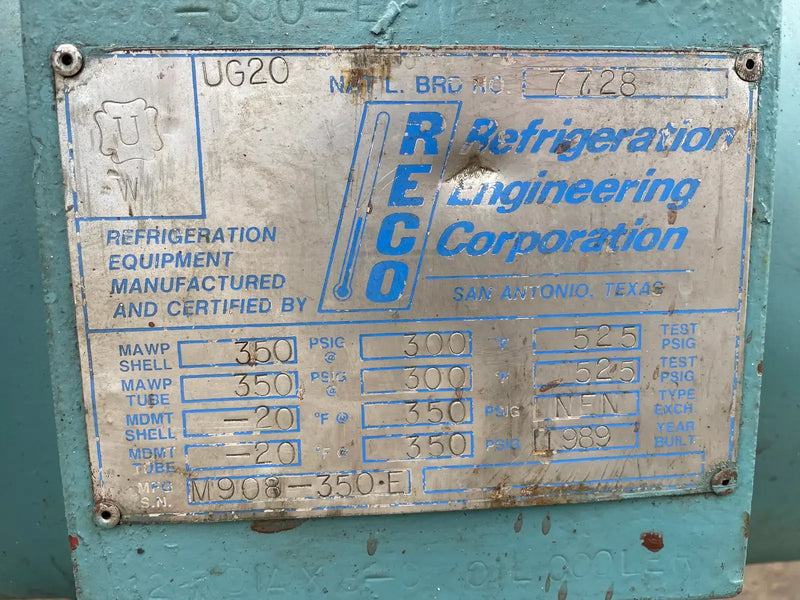 Paquete de compresor de tornillo rotativo Frick RWB II 222 (Frick TDSH233L, 500 HP 460 V, micro panel de control)