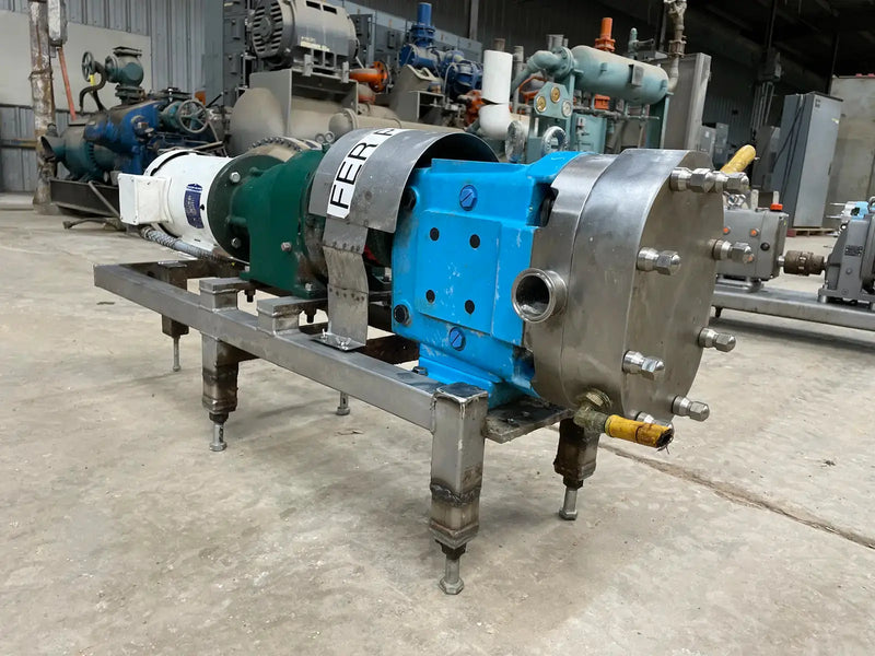 Waukesha 045 U2 Positive Displacement Pump (3 HP, 58 GPM Max)