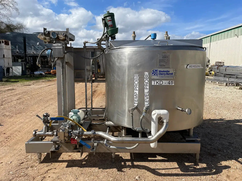 Waukesha Cherry-Burrell Process Mixing Agitator Tank Package (300 Gal)