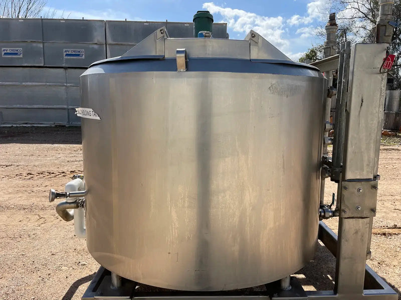 Waukesha Cherry-Burrell Process Mixing Agitator Tank Package (300 Gal)