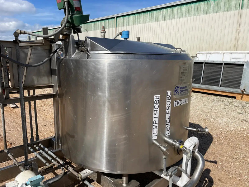 Waukesha Cherry-Burrell Process Mixing Agitator Tank Package (300 Gal)
