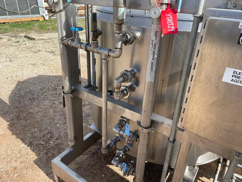 Waukesha Cherry-Burrell Process Mixing Agitator Tank Package (300 Gal)